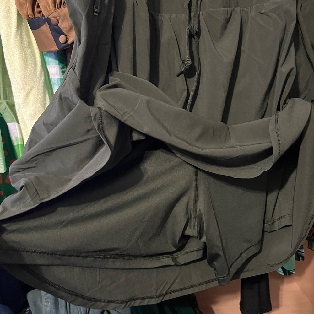 Olive Green active dress - Picture 3 of 4